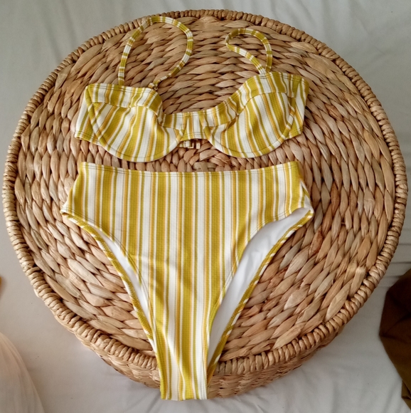 Faithfull the Brand Other - Faithful The Brand Temara Stripe Bikini